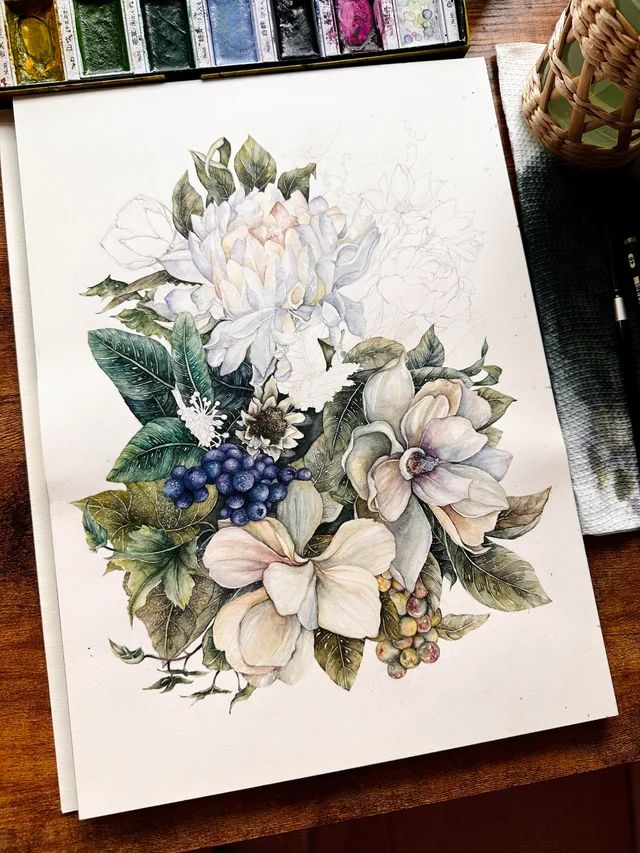 Pressed Botanical Print
